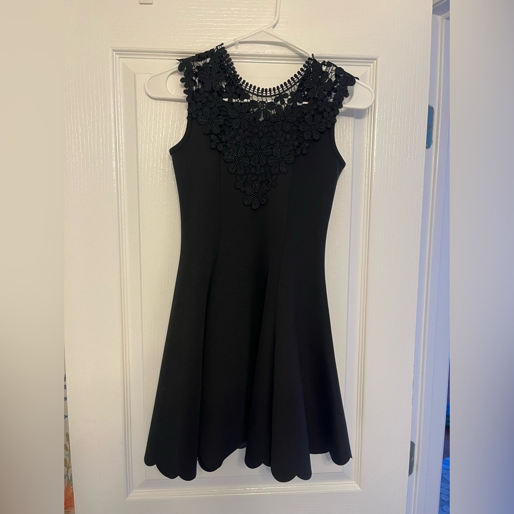 youth black formal dress